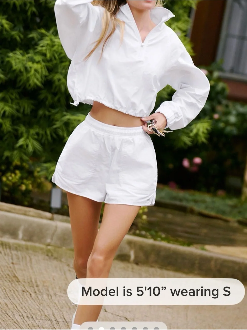 Alo White Alumni Shorts